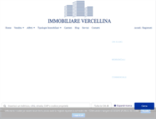 Tablet Screenshot of immobiliarevercellina.it